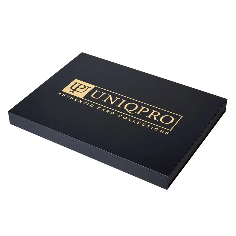 Handmade High End A4 Cardboard Presentation Box Authentic Card Collection Fancy Magnetic Closure Boxes