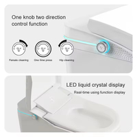 Nouvelle conception de WC intelligent, cuvette de toilette en céramique, toilette monobloc à poser au sol, toilettes automatiques intelligentes