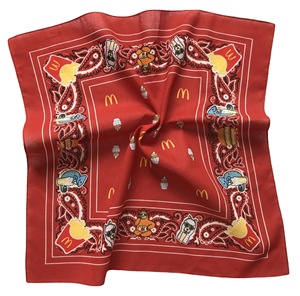 Customized Design Your Own Logo Printing Cotton Square Scarf Custom Cotton Bandana Polyester Bandana