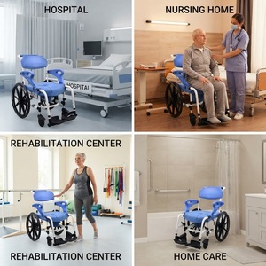 <span class=keywords><strong>Silla</strong></span> <span class=keywords><strong>de</strong></span> Ducha y Comodidad <span class=keywords><strong>de</strong></span> Aluminio Reforzado <span class=keywords><strong>para</strong></span> Ancianos, Cuidado en el Hogar, 125 kg, CE, Fábrica OEM - Product Image 3