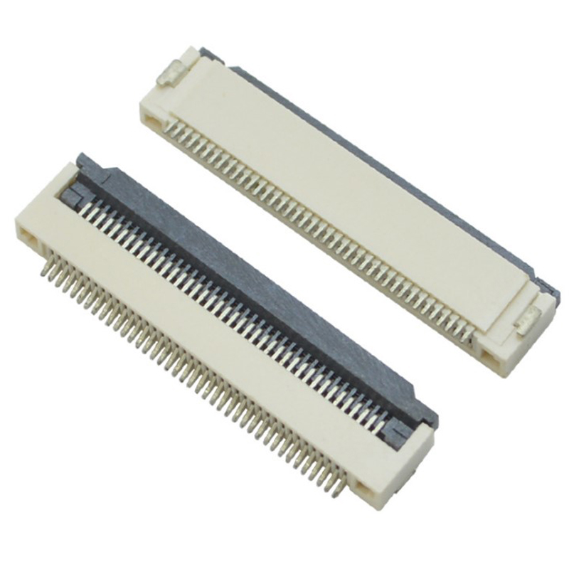 Разъем PCB 0,5 мм 1,0 мм Шаг 26PIN верхний нижний контактный разъем ZIP Socket SMT FPC соединитель FFC плоский кабель