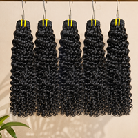 Vente en gros et dropshipping de mèches de cheveux humains bruts bouclés birmans, 100% vierges, qualité 12A 15A, cuticules alignées, pour revendeurs