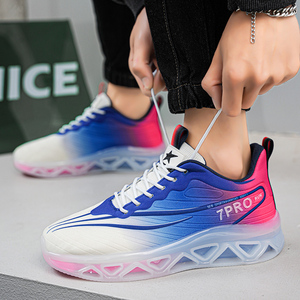 Zapatos Deportivos para Hombre, Transpirables, Antideslizantes, de Malla Ligera con Cordones, para Correr, Caminar al Aire Libre y Uso Casual - Product Image 5