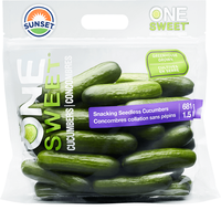 Sachets Doypack Personnalisables et Recyclables pour l'Emballage de Fruits et Légumes, en Matière PET/CPP, avec Fermeture Zip, Conditionnés en Carton