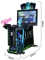 Machine de jeu d'arcade simulateur de tir à la carabine 3-en-1 LCD 42 pouces à monnayeur, ultra puissant, pour 1-2 joueurs, Superfun Arcade