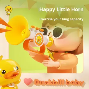 Jouet musical trompette pour bébé, jouet éducatif musical avec chansons et haut-parleurs - Product Image 3