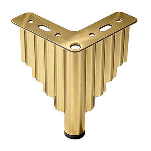 European Style Furniture <b>Leg</b> Gold 13cm 15cm Heavy Duty <b>Sofa</b> Table Support <b>Leg</b> Cold-Rolled Steel Plating - Product Image 2