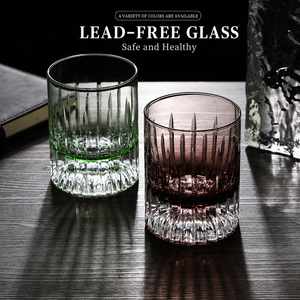 Vaso <span class=keywords><strong>de</strong></span> Whisky <span class=keywords><strong>de</strong></span> Cristal Grabado a Mano al por Mayor, Estilo Old Fashioned, para Licor, Bourbon, Vodka, Agua, Decoración <span class=keywords><strong>de</strong></span> Bar en Casa - Product Image 1