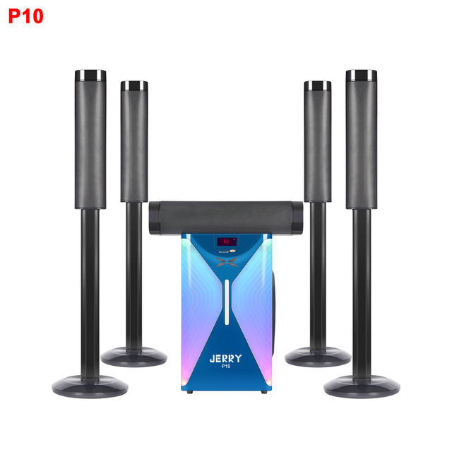 Professional Wireless Multimedia DJ Sound System 5.1CH Wood Speakers for Home Theater