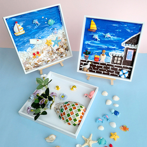 Kit d'artisanat de mosaïque DIY en gros pour usine, cadre d'<span class=keywords><strong>art</strong></span>, colle crème, décoration faite à la main, personnalisable en vrac - Product Image 2