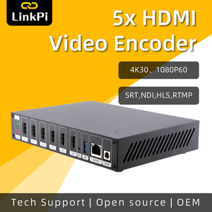 [ENC5-V2] Codificador Decodificador 4K 1080P NDI HX SRT RTMP RTSP Transmisión en Vivo IPTV <span class=keywords><strong>IPCam</strong></span> - Product Image 2