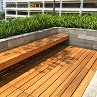 Suelo de bambú comprimido para exteriores Greezu, cubierta de bambú tejida de hebra sólida, cubierta de suelo impermeable para Parque