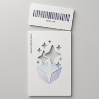 Billets d'événement VIP personnalisés imprimés sur carton premium, estampillés à chaud or, avec brouillon perforé pour galas et soirées de première