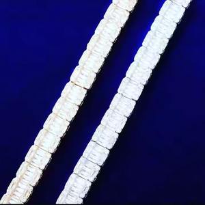 Nuevo diseño Hip Hop único 10K/ 14K / 18K laboratorio redondo cultivado diamante cadena cubana joyería para mujeres - Product Image 2