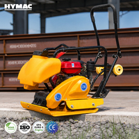 Compacteur à plaque vibrante à essence HYMAC pour la construction de routes en terre, asphalte et béton, avec un compactage à haute efficacité