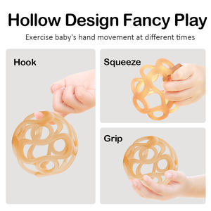 עיצוב חדש מזון כיתה האחיזה אימון עיסוי כאבי תבליט מסיליקון רך רב שימושי - Product Image 6