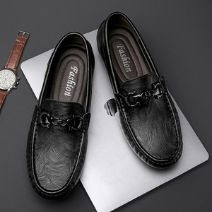 Zapatos de Cuero Genuino para Hombre, Mocasines Casuales con Suela Suave, Personalizables, Gran Venta - Product Image 4