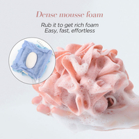 Sabun Mandi 2 in 1 dengan Kantung Spons Loofah dan Tali Serut