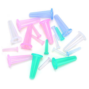 Ensemble de 4 mini ventouses de massage anti-cellulite en <span class=keywords><strong>silicone</strong></span> pour le massage du visage et des yeux. - Product Image 6