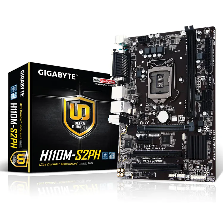 Gigabyte GA-H81M-S2PH lga 1150 intel h81sata, 6 gb/s usb 3.0 micro atx suporte para windows 10/8, 1/8/7 intel placa-mãe