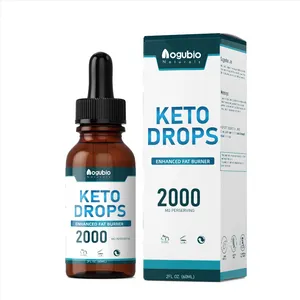 Aogubio OEM Weight Loss Drops Best Diet Drops for Fat Burner Effective Appetite Suppressant & Metabolism Booster Keto Diet Drops