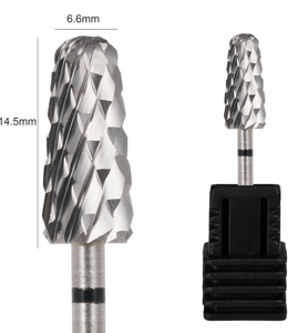 Fraise à ongles en carbure de tungstène 3/32" à profil conique large et sécurisé pour l'élimination rapide de l'acrylique et du gel - Prix usine en gros - Product Image 4