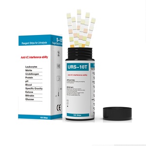Bandelettes de test urinaire 10 paramètres URS-10T – Kit d'analyse réactif pour <span class=keywords><strong>pH</strong></span> urinaire 10 paramètres - Product Image 4