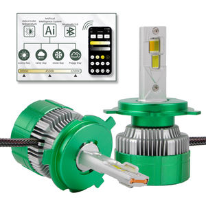 K14 12VAPP Contrôle Tricolore Faisceau Haut/Bas H4 <span class=keywords><strong>LED</strong></span> Phare De Voiture 3000K 4300K 6000K Changement De Couleur Modèle K5 - Product Image 2