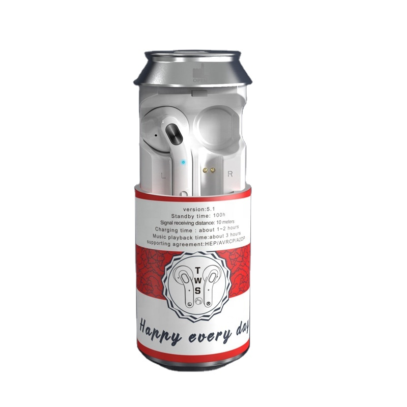 Wholesale cola cans Waterproof IPX3  tws Wireless earphone & headphone & accessories