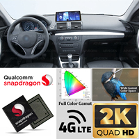 Ecran 2K Android 13.0 Unité principale d'autoradio pour BMW Série 1 E87 2007-2011 Autoradio stéréo avec CPU Qualcomm