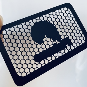 Nuevo Molinillo Eléctrico de Hierbas con Diseño Creativo en Forma de Tarjeta Metálica, Molinillo Manual con Logotipo Personalizado, Tarjeta de Regalo para Decoración - Product Image 2