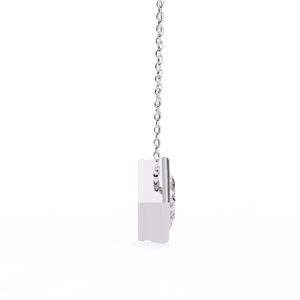 Elegante Collar con Colgante Estilo Diamante para Mujer, Joyería Minimalista de Moda, Uso Diario, Acabado Brillante y Ligero, Opción de Regalo con Estilo - Product Image 1