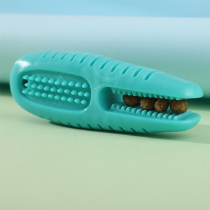 Juguete Molar de Goma Indestructible para Perros, para Limpieza Dental, Palo de Entrenamiento, con Función de Escondido de Comida, Resistente a Mordidas, Cepillo de Dientes de TPR, Juguete para Masticar - Product Image 3