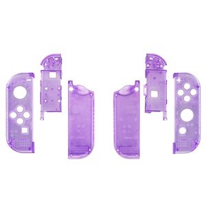 Transparent Purple Replacement Shells for NS Handheld Controller Housing With DIY Replacement Shell <b>Case</b> for NS <b>Switch</b> - Product Image 2
