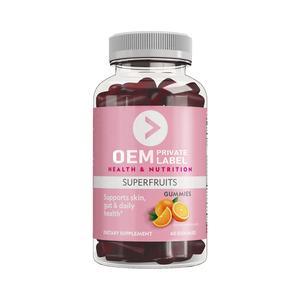 Gomitas Veganas de Manzana Super Greens OEM para Adelgazar y Perder Peso, Gomitas de Vinagre de Sidra de Manzana, Vitamina C, Té Verde - Product Image 1