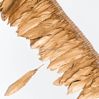 Plumes d'oie teintées de haute qualité, couleurs métalliques, 4-6 pouces, pour décorations de mariage et accessoires vestimentaires