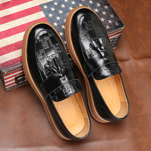 Mens Brands <b>Autumn</b> Wedding Party Formal Oxford Lace-Up Closed Toe Office Luxury Custom Casual PU Business Breathable Dress Shoes - Product Image 1