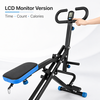 FLOWA 2026 Máquina de Ejercicio Profesional para Montar a Caballo, Acero de 1.5mm, Capacidad de 150kg, Entrenador de Abdominales para Gimnasio