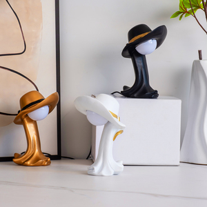 Đèn bàn 3D ma thuật tầm nhìn âm thanh nổi sáng tạo trang trí quan tâm ba màu mờ Đọc Đầu Giường Đèn bàn LED hiện đại - Product Image 4