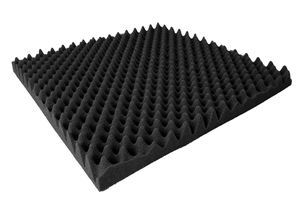 エッグクレートフォームブラックホワイトレッドイエローブルーグリーングレーパープルピンククッションアコースティックパネル防音スポンジフォームシート - Product Image 2