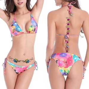 Sexy Flower Navel Tattoo Aufkleber Long Belly Abdomen Waist Back Wasserdichte temporäre Tattoos für Frauen Mädchen Body Tattoos - Product Image 5