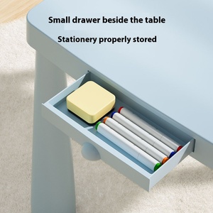 Bàn ghế nhựa dày dặn phong cách Bắc Âu đơn giản, bán buôn, dành cho trẻ em, nội thất phòng khách - Product Image 6