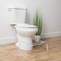 Tabouret de douche d'angle en acrylique pliable, écologique et recyclable, pour salle de bain portable, pour femmes et hommes