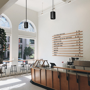 Luz colgante LED cilíndrica moderna de 30W, luz descendente COB de aluminio montada en Superficie redonda para Hotel, cafetería, restaurante - Product Image 5