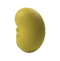 Balle anti-stress en mousse PU personnalisable avec logo, forme de rein, jouet anti-stress unisexe pour les 14 ans et plus