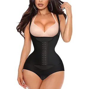 Vücut Slimmer şekillendirici heykeltıraş Butt kaldırıcı bel eğitmen Faja Cinturillas Colombianas karın kontrol Bodysuit Vedette Shapewear