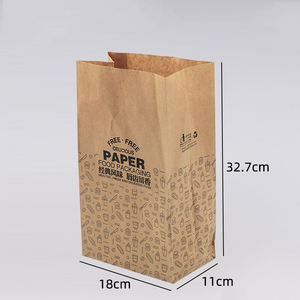 Usine de gros hamburger bbq frites poulet riz craquelin bateau boîte sac en papier kraft famille seau snack plateau - Product Image 3