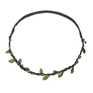 Diadema de Hojas Verdes Estilo Bosque <span class=keywords><strong>para</strong></span> <span class=keywords><strong>Niñas</strong></span>, Diadema de <span class=keywords><strong>Flores</strong></span> <span class=keywords><strong>para</strong></span> <span class=keywords><strong>Niñas</strong></span> <span class=keywords><strong>para</strong></span> Bodas, Festivales, Vacaciones, Fiestas de Hadas - Product Image 5