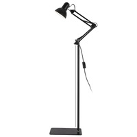 Lampe de sol pliable à bras long en métal, lampe de bureau LED à spectre complet pour la protection des yeux, pour salon, chambre et bureau