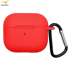 Funda para auriculares a prueba <span class=keywords><strong>de</strong></span> golpes <span class=keywords><strong>de</strong></span> paja <span class=keywords><strong>de</strong></span> trigo compostable 100%, funda <span class=keywords><strong>de</strong></span> silicona a la moda para Airpod Pro 1 2 3 4, funda para auriculares - Product Image 2